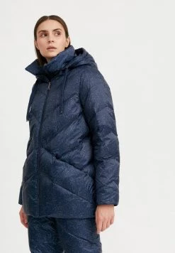 Finn Flare Damen Daunenmantel - Dark Blue -Finn Flare Verkaufsladen aedefe6bd26144559f654b06a1c35b44