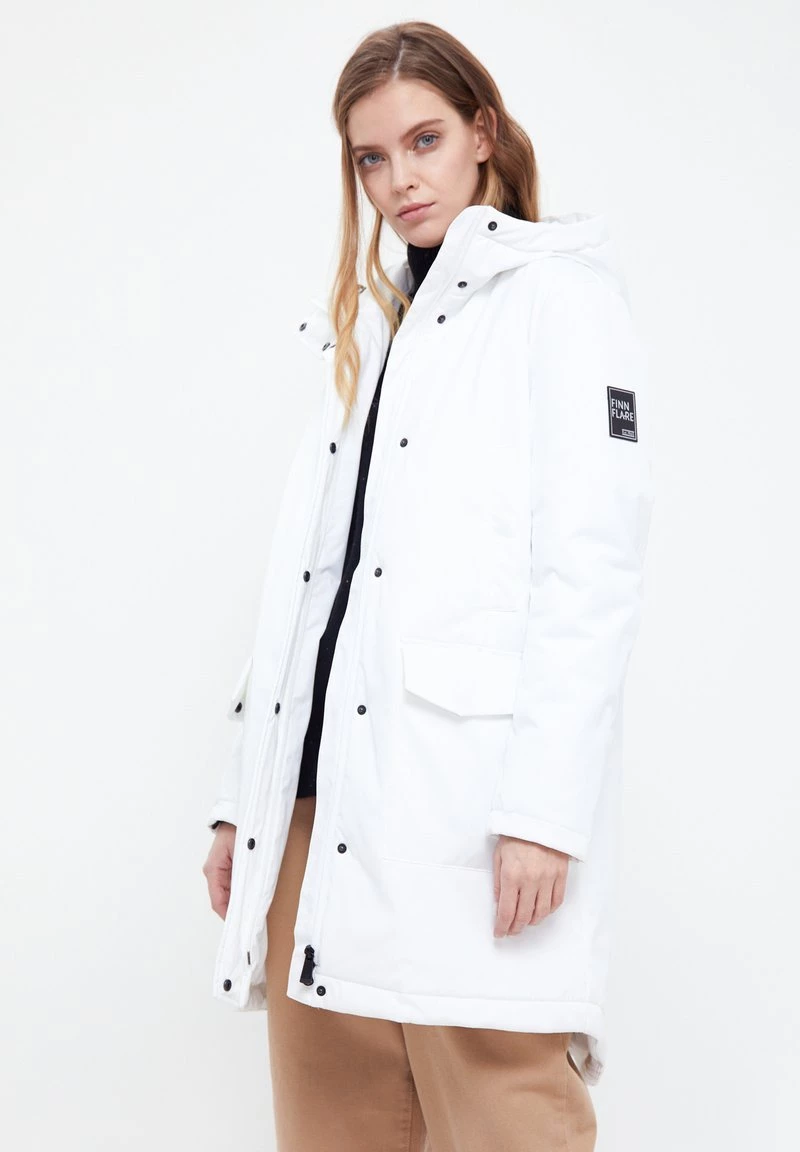 Finn Flare Wintermantel - White | Damen 6 Finn Flare Wintermantel - White | Damen – Bild 4
