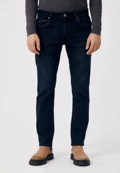 Finn Flare Herren Jeans Straight Leg - Dark Blue