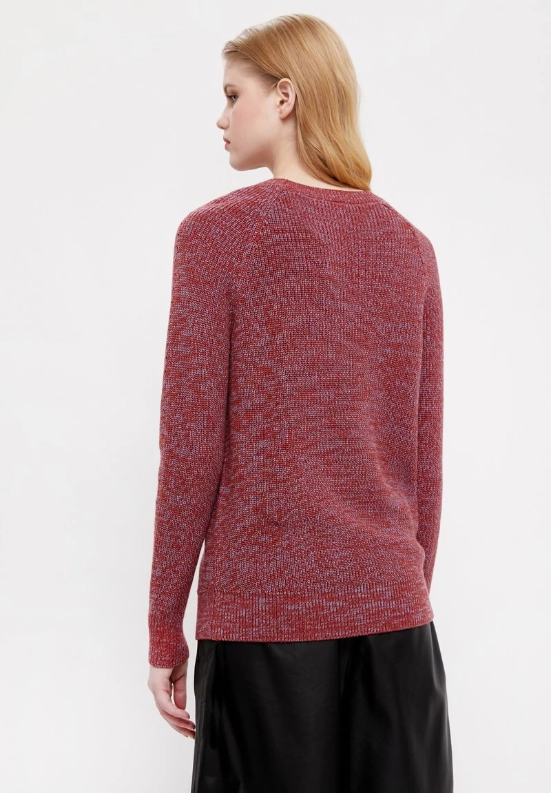 Finn Flare Damen Strickpullover - Red Brown 5 Finn Flare Damen Strickpullover - Red Brown – Bild 3