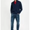 Finn Flare Herren Jeans Slim Fit - Dark Blue