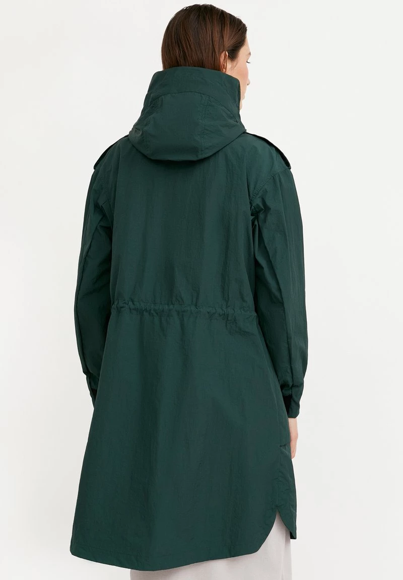 Finn Flare Damen Regenjacke / Wasserabweisende Jacke - Dark Green 5 Finn Flare Damen Regenjacke / Wasserabweisende Jacke - Dark Green – Bild 3