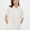 Finn Flare Damen Hemdbluse - Light Beige