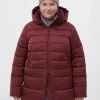 Finn Flare Damen Daunenmantel - Dark Red -Finn Flare Verkaufsladen b0f6b135918444a293f0aa846c790675