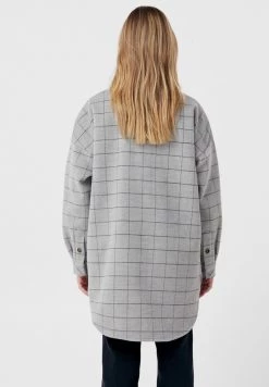 Finn Flare Damen Kurzmantel - Light Grey -Finn Flare Verkaufsladen b1066997881e44728578ccae00b55f93