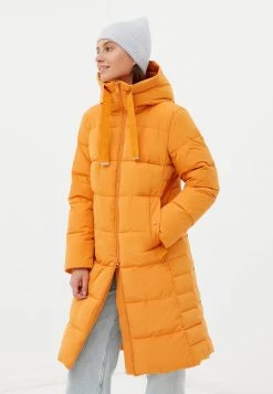 Finn Flare Damen Daunenmantel - Brown -Finn Flare Verkaufsladen b2cc56ee33eb4a89a894f278789ec633