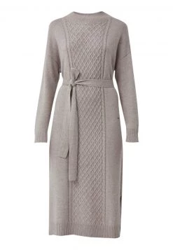 Finn Flare Damen Strickkleid - Beige -Finn Flare Verkaufsladen b330f467ec5e41c6b41f6dd1fd82db83