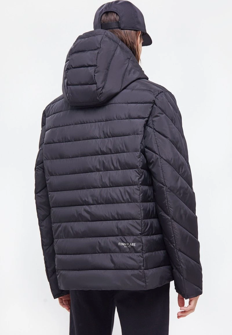 Finn Flare Winterjacke - Black | Herren 5 Finn Flare Winterjacke - Black | Herren – Bild 3