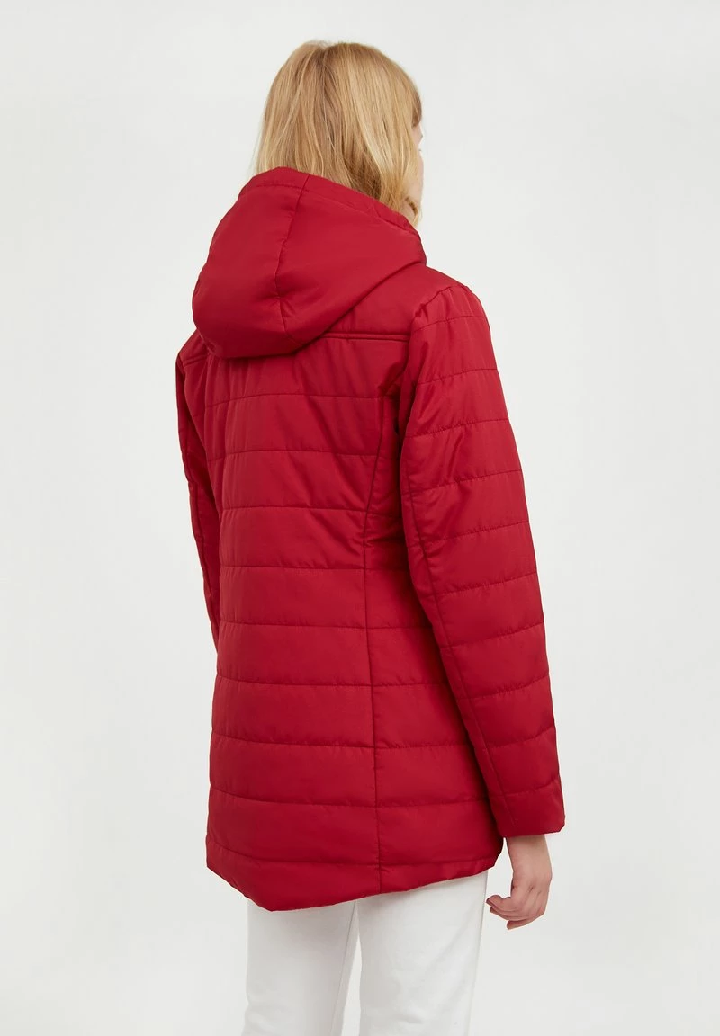 Finn Flare Damen Parka - Dark Red 5 Finn Flare Damen Parka - Dark Red – Bild 3