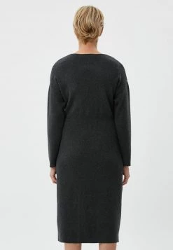 Finn Flare Damen Strickkleid - Mottled Grey -Finn Flare Verkaufsladen b44a3cfb208a489c85b68b479807555b