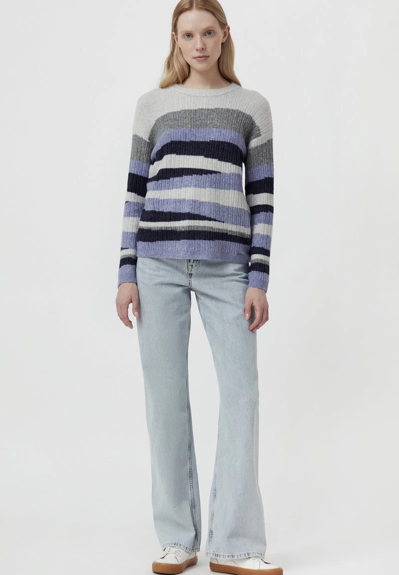 Finn Flare Damen RUNDHALS - Strickpullover - Light Blue 4 Finn Flare Damen RUNDHALS - Strickpullover - Light Blue – Bild 2