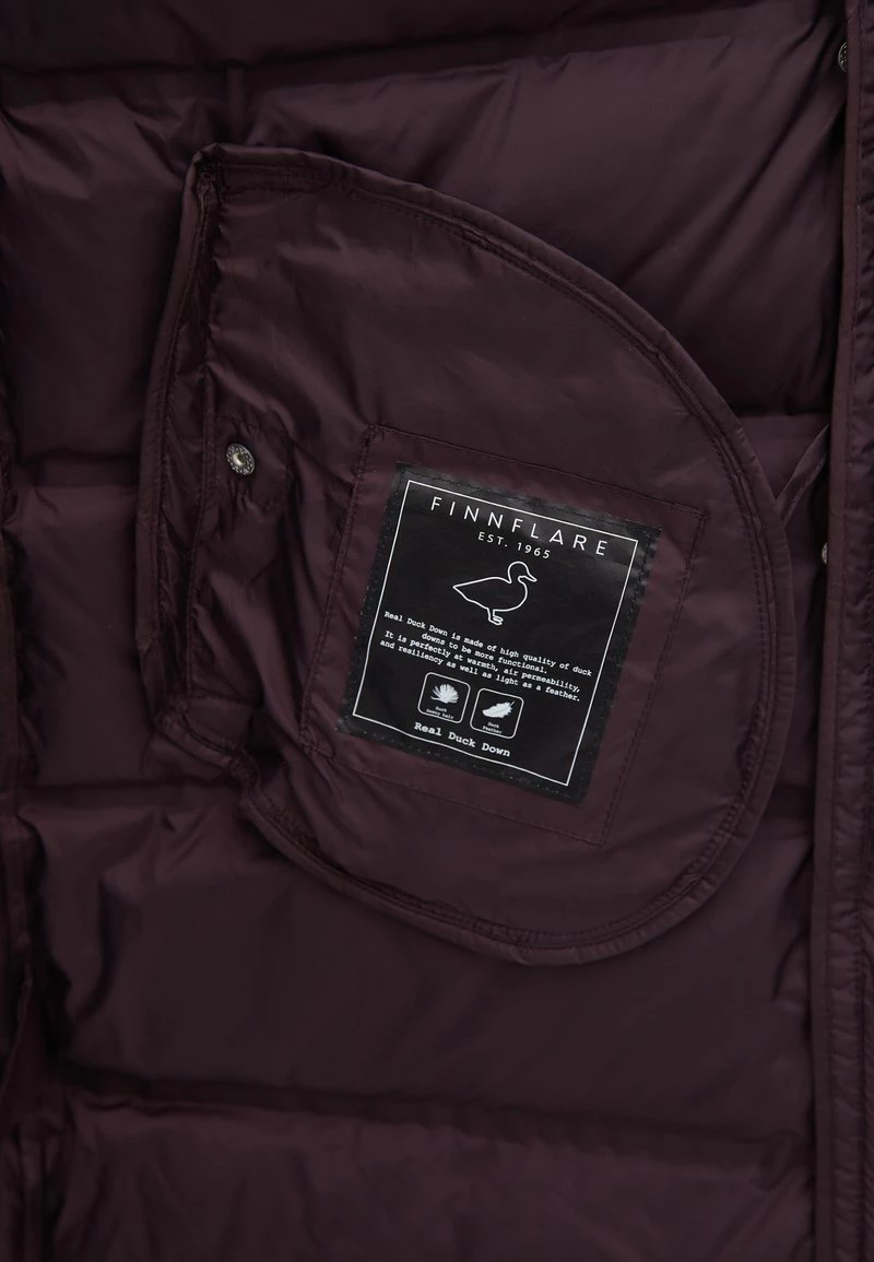 Finn Flare Damen Daunenmantel - Dark Purple 9 Finn Flare Damen Daunenmantel - Dark Purple – Bild 7