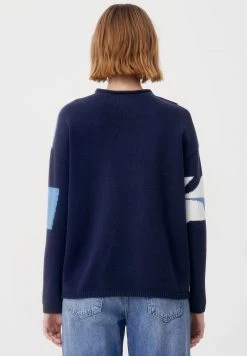 Finn Flare Strickpullover - Dark Blue | Damen -Finn Flare Verkaufsladen b4b842a3a05547758a9d5f23fceacbcd