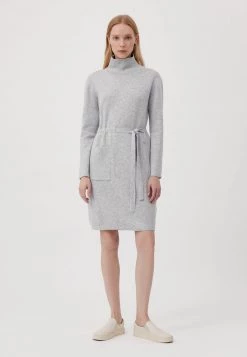 Finn Flare Strickkleid - Light Grey | Damen