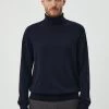 Finn Flare Herren BASIC - Strickpullover - Dark Blue -Finn Flare Verkaufsladen b53e165764644b53a777c7e6814a6d13