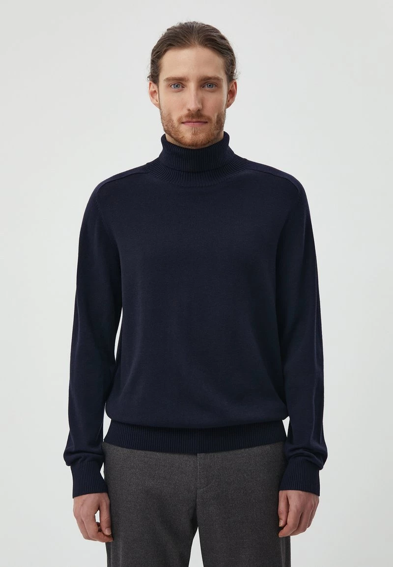 Finn Flare Herren BASIC - Strickpullover - Dark Blue 3 Finn Flare Herren BASIC - Strickpullover - Dark Blue