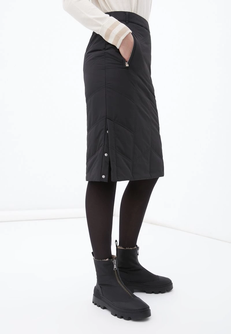 Finn Flare Damen Bleistiftrock - Black 6 Finn Flare Damen Bleistiftrock - Black – Bild 4