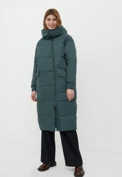 Finn Flare Daunenmantel - Dark Green | Damen