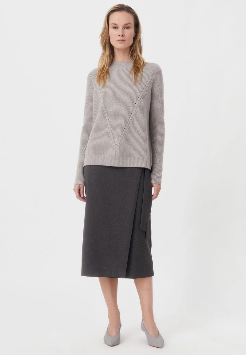 Finn Flare Damen LANGARM - Strickpullover - Light Brown 4 Finn Flare Damen LANGARM - Strickpullover - Light Brown – Bild 2