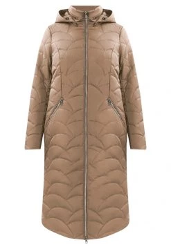 Finn Flare Damen Wintermantel - Light Brown -Finn Flare Verkaufsladen b608331ccc104441bab14bcc8607ef36