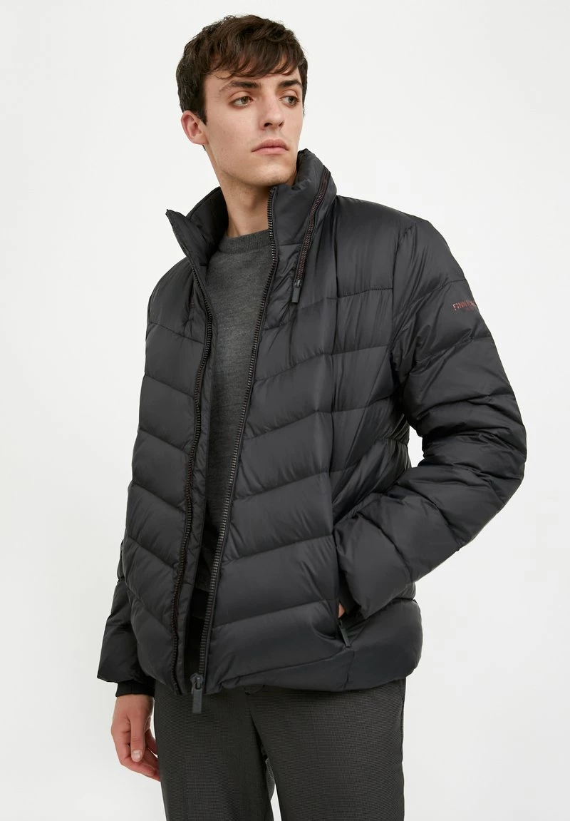 Finn Flare Herren Daunenmantel - Black 3 Finn Flare Herren Daunenmantel - Black