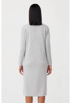 Finn Flare Damen Jerseykleid - Light Grey -Finn Flare Verkaufsladen b70d9e1cb9fa4f4c9f9d9de7b26c4112