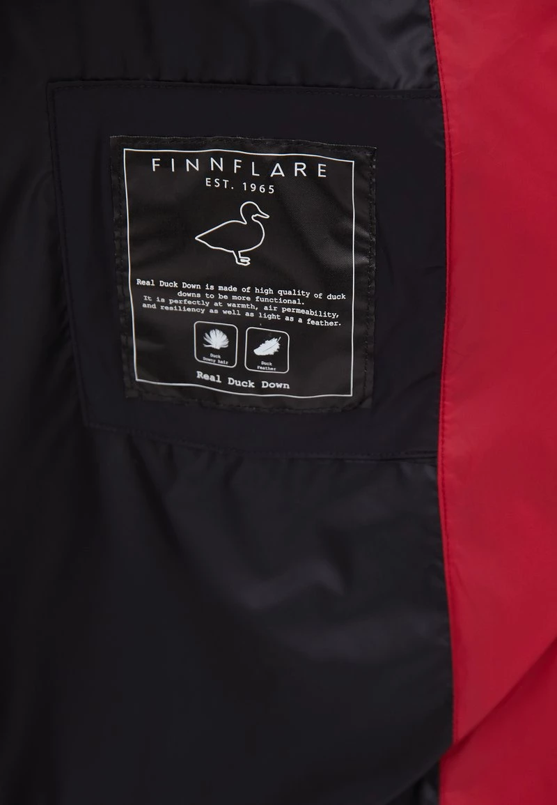 Finn Flare Damen Daunenmantel - Red 8 Finn Flare Damen Daunenmantel - Red – Bild 6