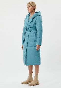 Finn Flare Damen Wintermantel - Dark Turquois -Finn Flare Verkaufsladen b812236dcc184c81ad6963bb63f35e17