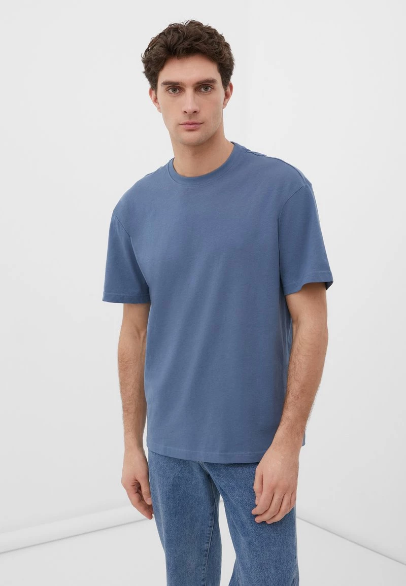 Finn Flare T-Shirt Basic - Grey Blue | Herren 4 Finn Flare T-Shirt Basic - Grey Blue | Herren – Bild 2