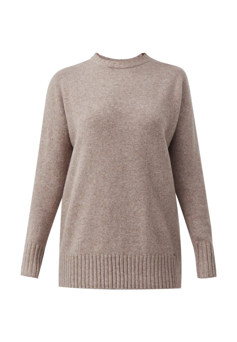 Finn Flare Damen Strickpullover - Light Brown 8 Finn Flare Damen Strickpullover - Light Brown – Bild 6