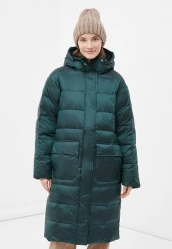 Finn Flare Damen Daunenmantel - Dark Green