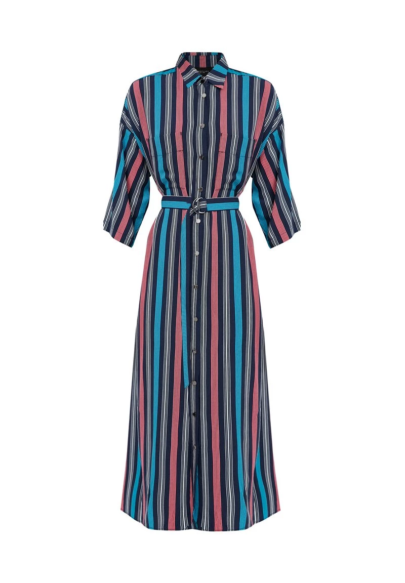 Finn Flare Blusenkleid - Dark Blue | Damen 8 Finn Flare Blusenkleid - Dark Blue | Damen – Bild 6