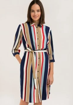 Finn Flare Damen Blusenkleid - Cosmic Blue