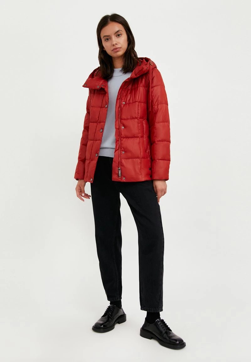 Finn Flare Damen Winterjacke - Red-brown 4 Finn Flare Damen Winterjacke - Red-brown – Bild 2