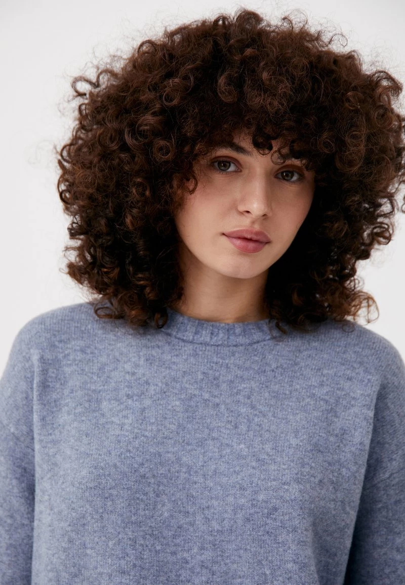Finn Flare Damen Strickpullover - Grey Blue 8 Finn Flare Damen Strickpullover - Grey Blue – Bild 6