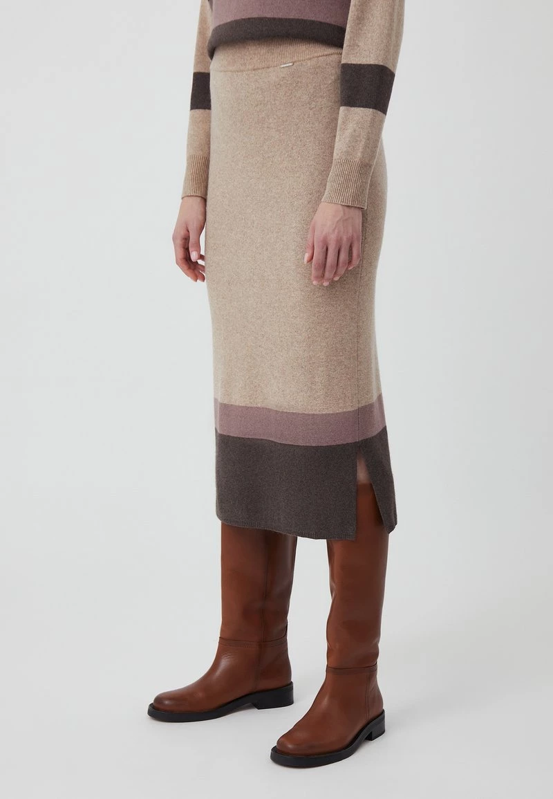 Finn Flare Damen A-Linien-Rock - Light Brown 6 Finn Flare Damen A-Linien-Rock - Light Brown – Bild 4