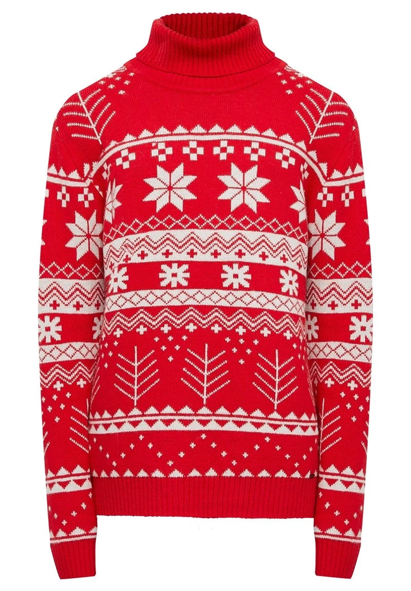 Finn Flare Strickpullover - Red | Herren 7 Finn Flare Strickpullover - Red | Herren – Bild 5