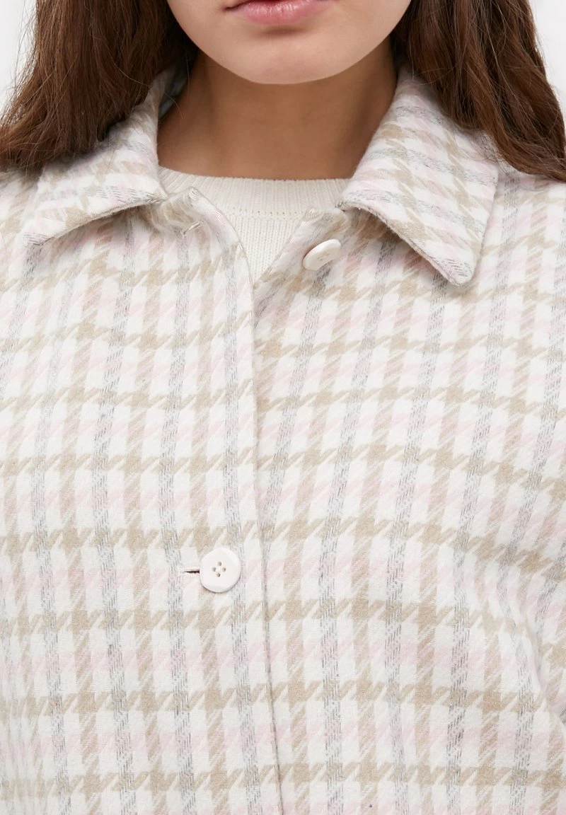 Finn Flare Damen Klassischer Mantel - Beige 7 Finn Flare Damen Klassischer Mantel - Beige – Bild 5