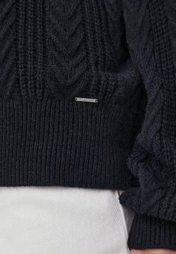 Finn Flare Strickpullover - Black | Damen -Finn Flare Verkaufsladen bc1817ea09db423da9499bc43ea7338d