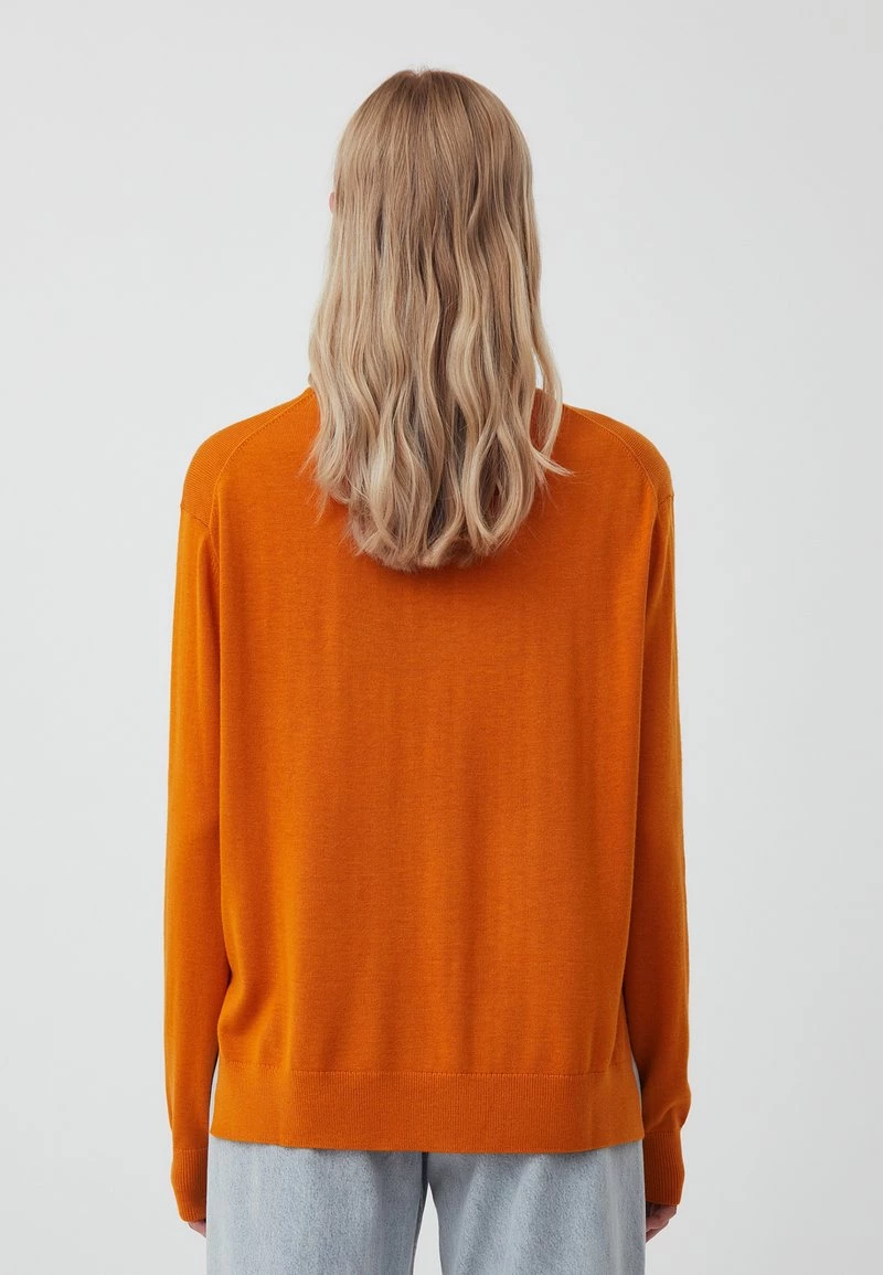 Finn Flare Damen Strickpullover - Orange 5 Finn Flare Damen Strickpullover - Orange – Bild 3