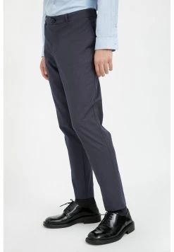 Finn Flare Herren Stoffhose - Dark Blue