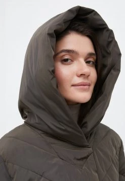 Finn Flare Damen Wintermantel - Dark Brown -Finn Flare Verkaufsladen bcaee550b92b4a1c98aa1cfd4f00008a