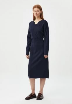 Finn Flare Damen Strickkleid - Dark Blue