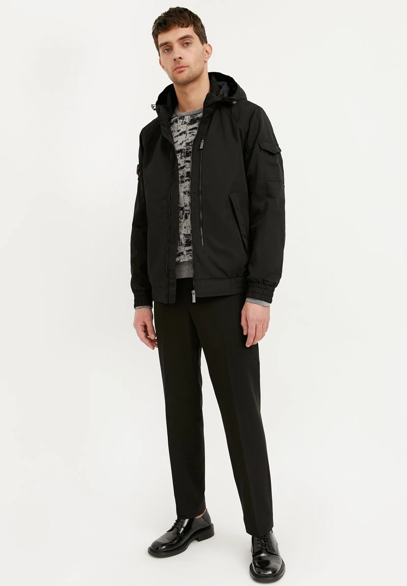 Finn Flare Herren Outdoorjacke - Black 4 Finn Flare Herren Outdoorjacke - Black – Bild 2