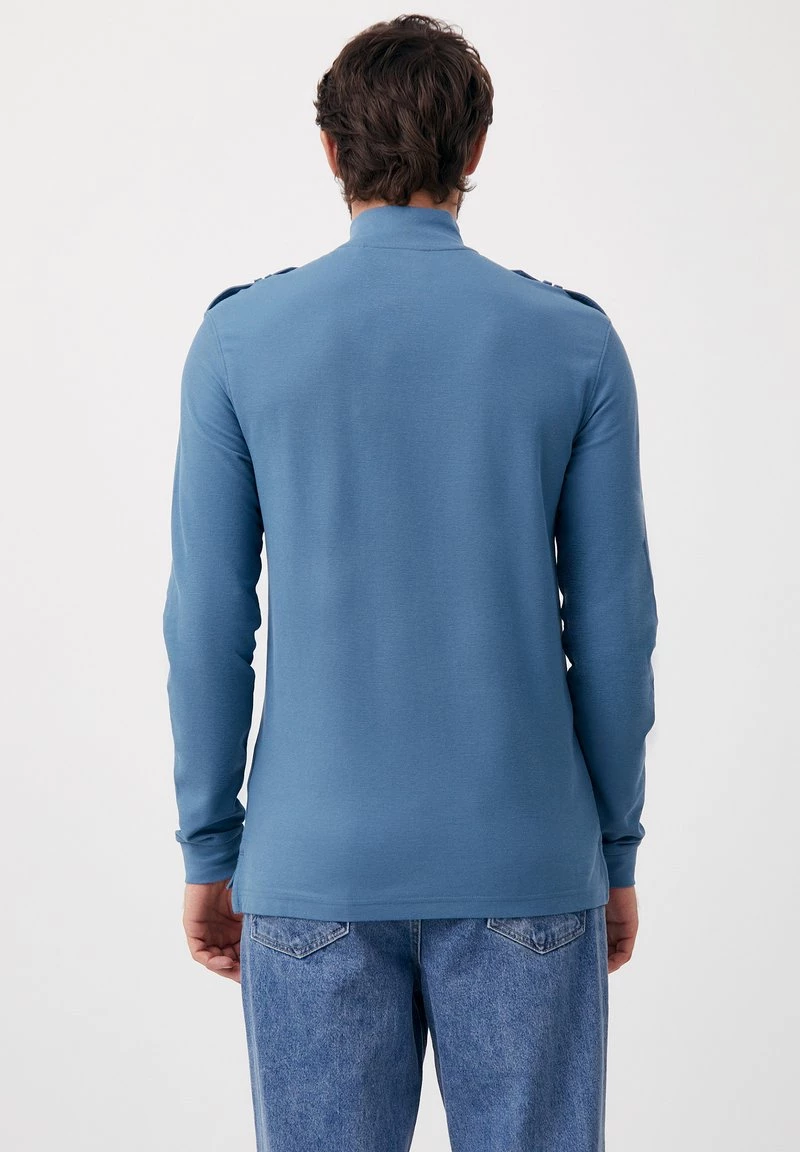 Finn Flare Herren Langarmshirt - Blue 5 Finn Flare Herren Langarmshirt - Blue – Bild 3