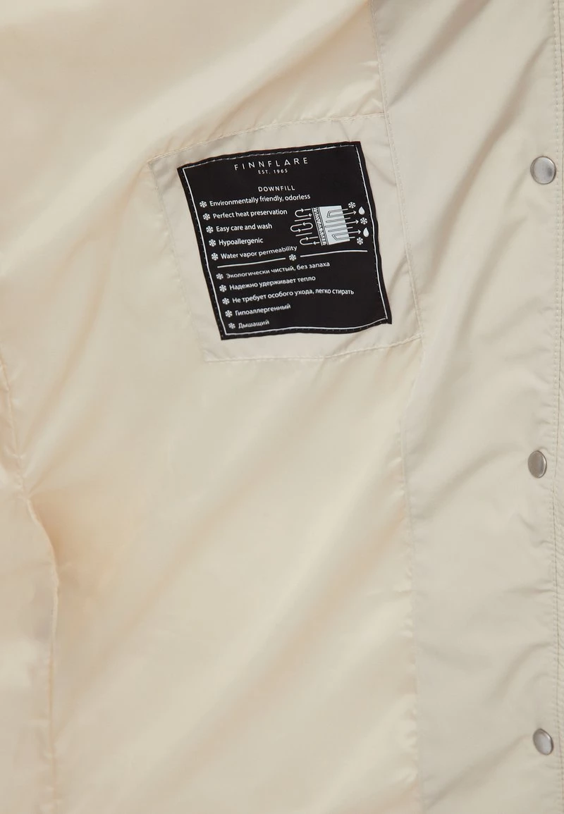 Finn Flare Damen Wintermantel - Beige 9 Finn Flare Damen Wintermantel - Beige – Bild 7