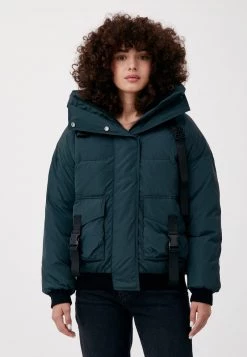 Finn Flare Damen Winterjacke - Dark Green