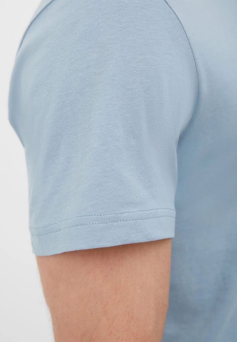 Finn Flare Herren T-Shirt Basic - Greyblue 8 Finn Flare Herren T-Shirt Basic - Greyblue – Bild 6