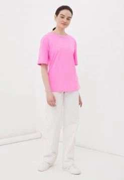 Finn Flare T-Shirt Basic - Neon Pink | Damen -Finn Flare Verkaufsladen bde9a40d0b074c55b659242360404b51