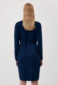 Finn Flare Damen Strickkleid - Dark Blue -Finn Flare Verkaufsladen bfc5612ff9f7437a9eb6eb6c5660642f